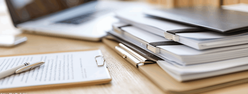 Notatnik i dokumenty – przygotowanie pism procesowych